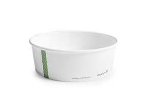 RSC-32 Vegware Bon Appetit Compostable 32-ounce Paper Food Bowls